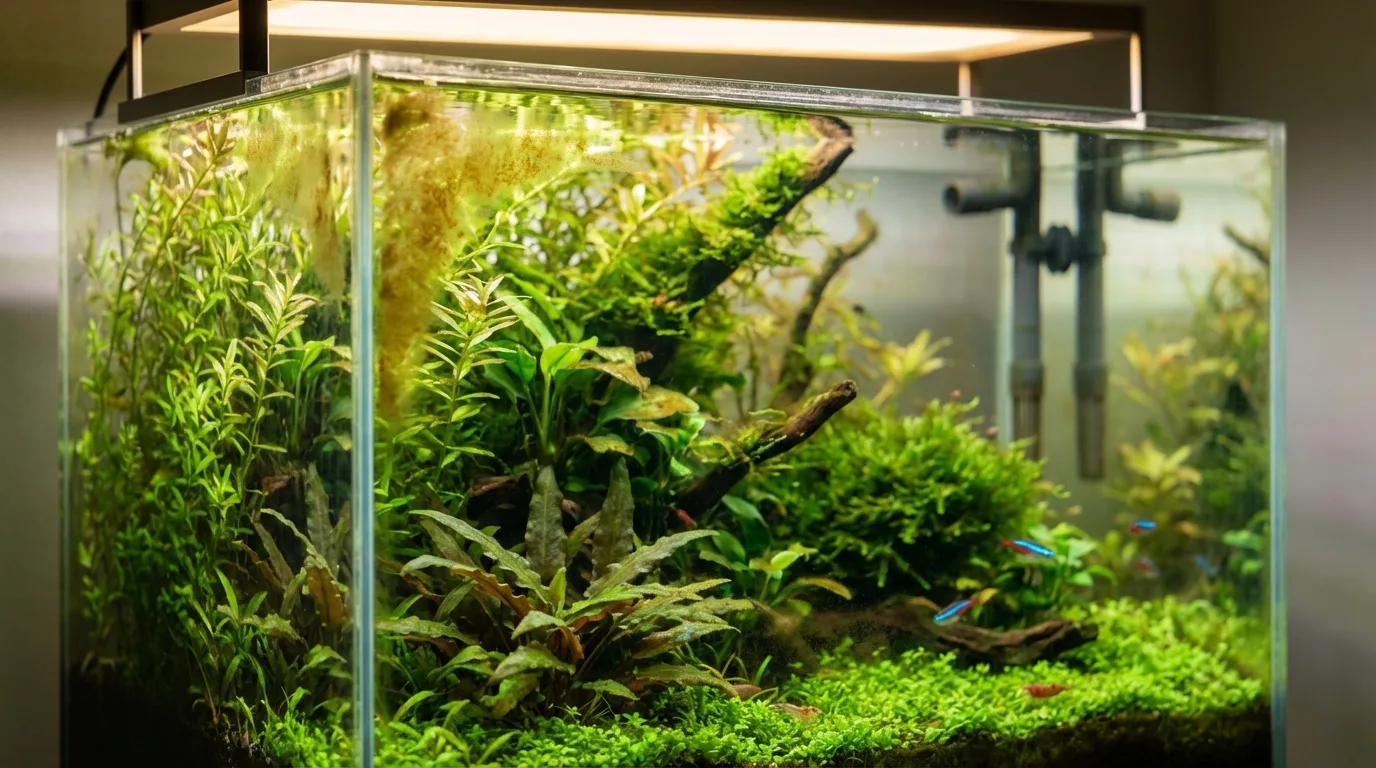 Algas Marrons Persistentes: Guia Definitivo para um Aquário Plantado Limpo