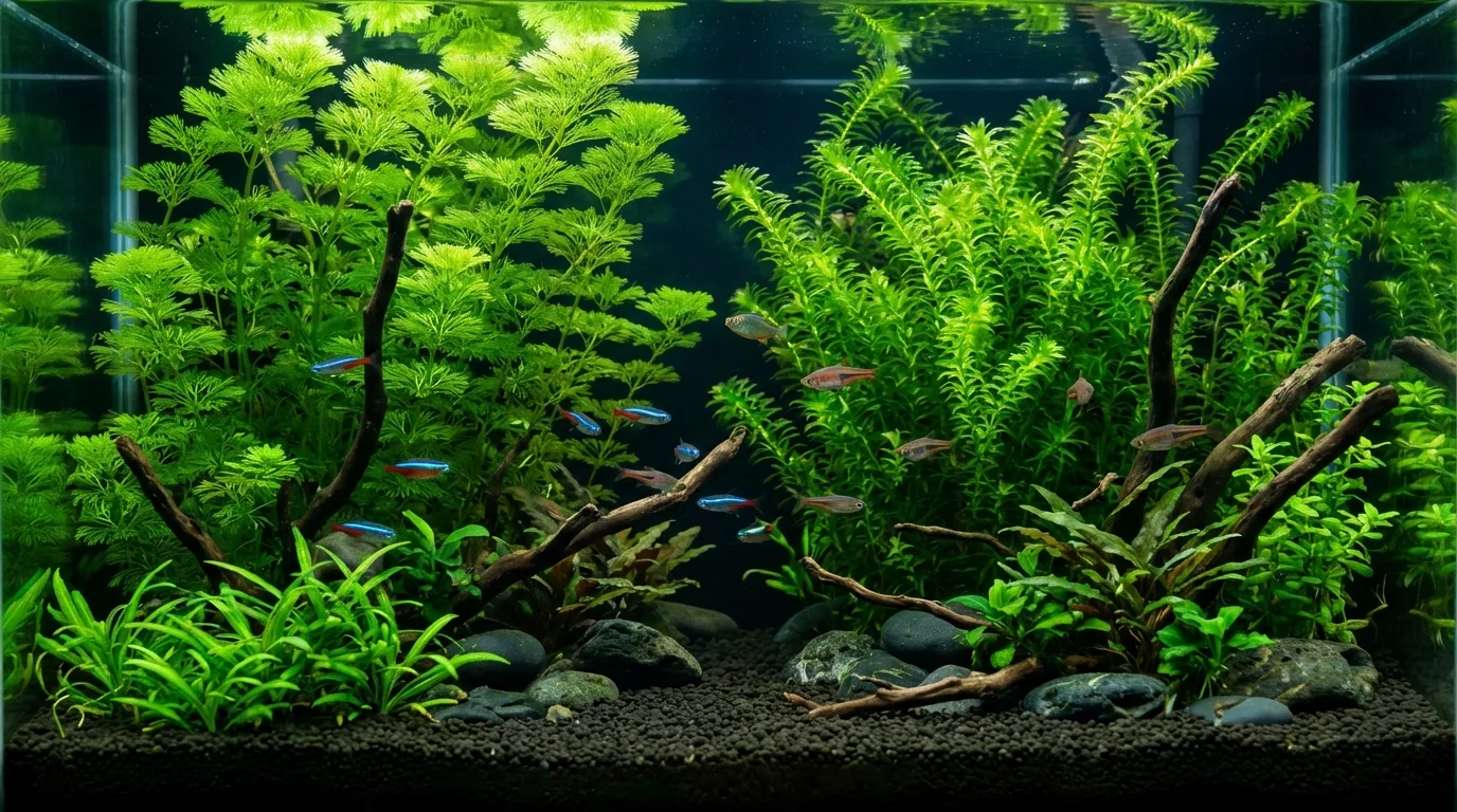 Algas Sob Controle: Plantas de Crescimento Rápido no Aquário Plantado