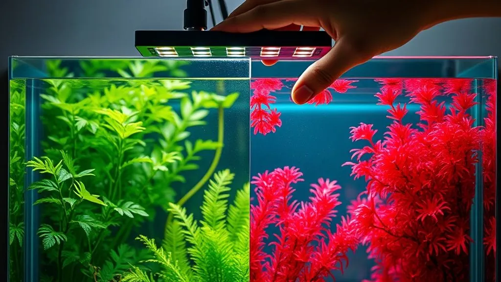 5 Ajustes Essenciais na Luminária LED para Vencer Algas Vermelhas no Aquário Plantado