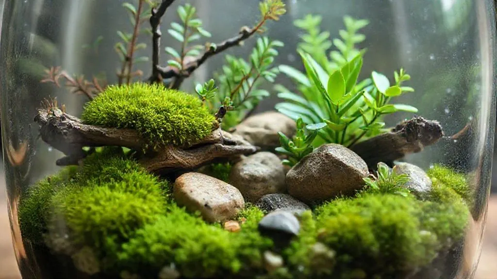 5 Passos para Decoração Duradoura e Natural em Terrários Úmidos Fechados