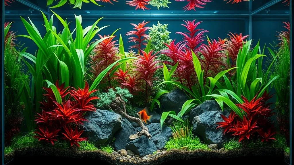 7 Técnicas: Profundidade e Perspectiva em Aquários Plantados Pequenos