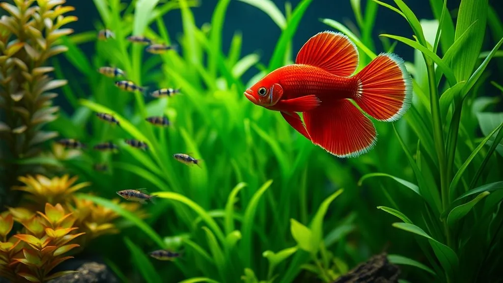 5 Passos Essenciais: Escolhendo Companheiros Ideais para Betta em Aquário Plantado