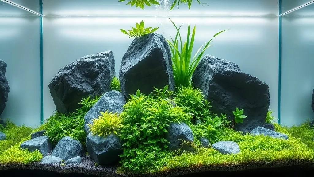 7 Estratégias Essenciais para Evitar o Desprendimento de Plantas em Aquascaping Iwagumi