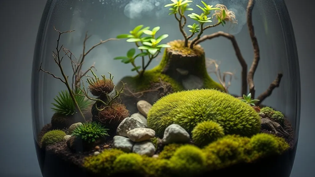 Desvendando o Microclima: 7 Estratégias para Terrários Fechados Complexos