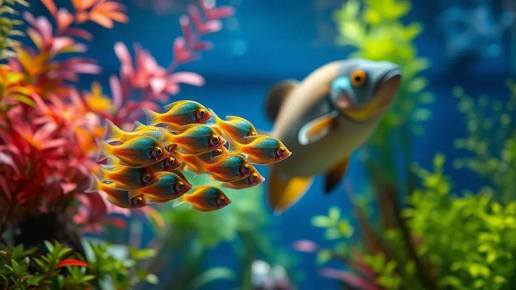 5 Peixes a Evitar: Proteja Seus Neons em Aquário Plantado do Estresse!