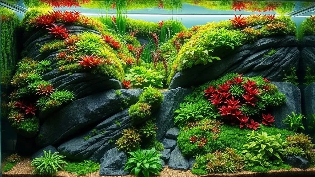 Substrato Ideal: 5 Segredos Para Layouts Inclinados Estáveis em Aquários Plantados